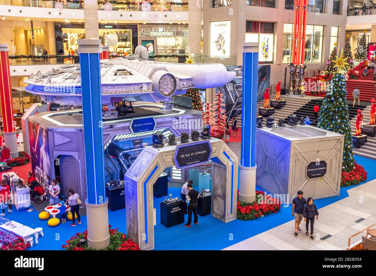 Pavilion shopping mall decoration, Kuala Lumpur, Malaysia Stock Photo