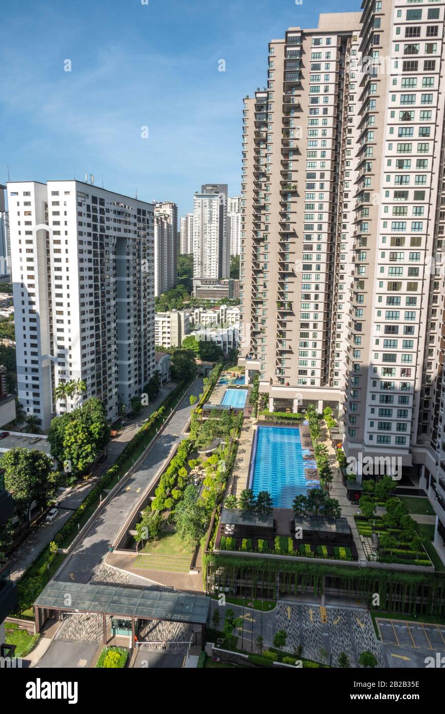 Mont Kiara condominiums, Kuala Lumpur, Malaysia Stock Photo  Alamy