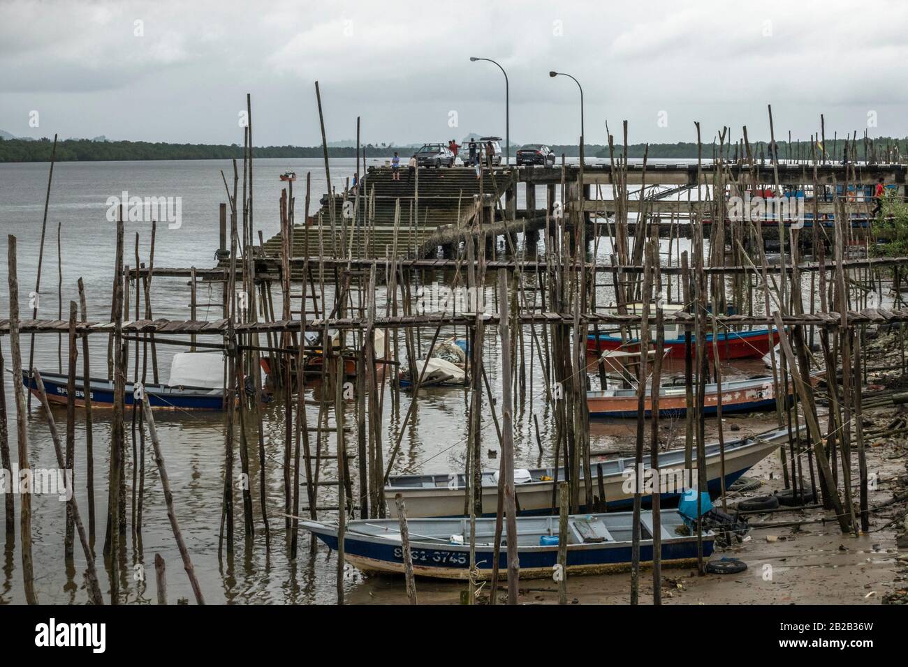 Telaga Air Matang Sarawak Malaysia Stock Photo Alamy