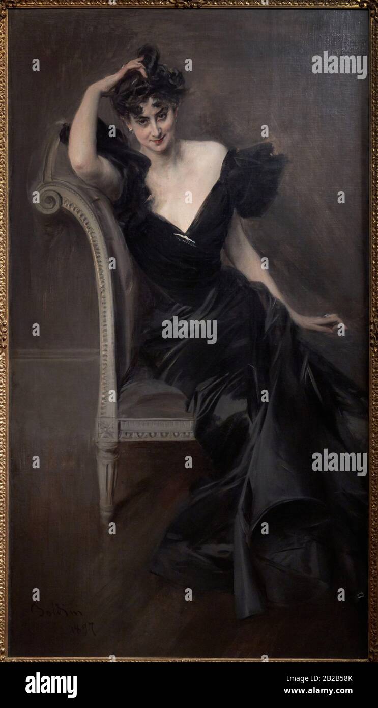 '''Madame Veil-Picard'', 1897, Giovanni Boldini (1842-1931) Stock Photo