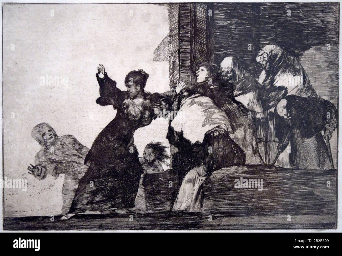 '''Foolishness 11: Foolishness of Poverty'', Francisco de Goya (1746-1828) Stock Photo