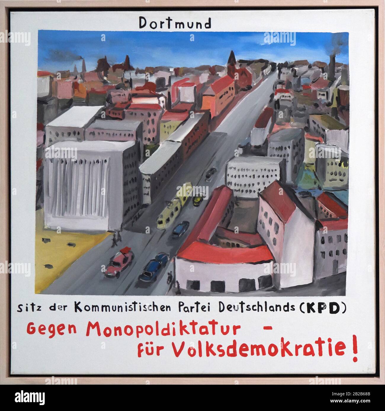 '''Dortmund'', 1973, Jörg Immendorff (1945-2007) Stock Photo