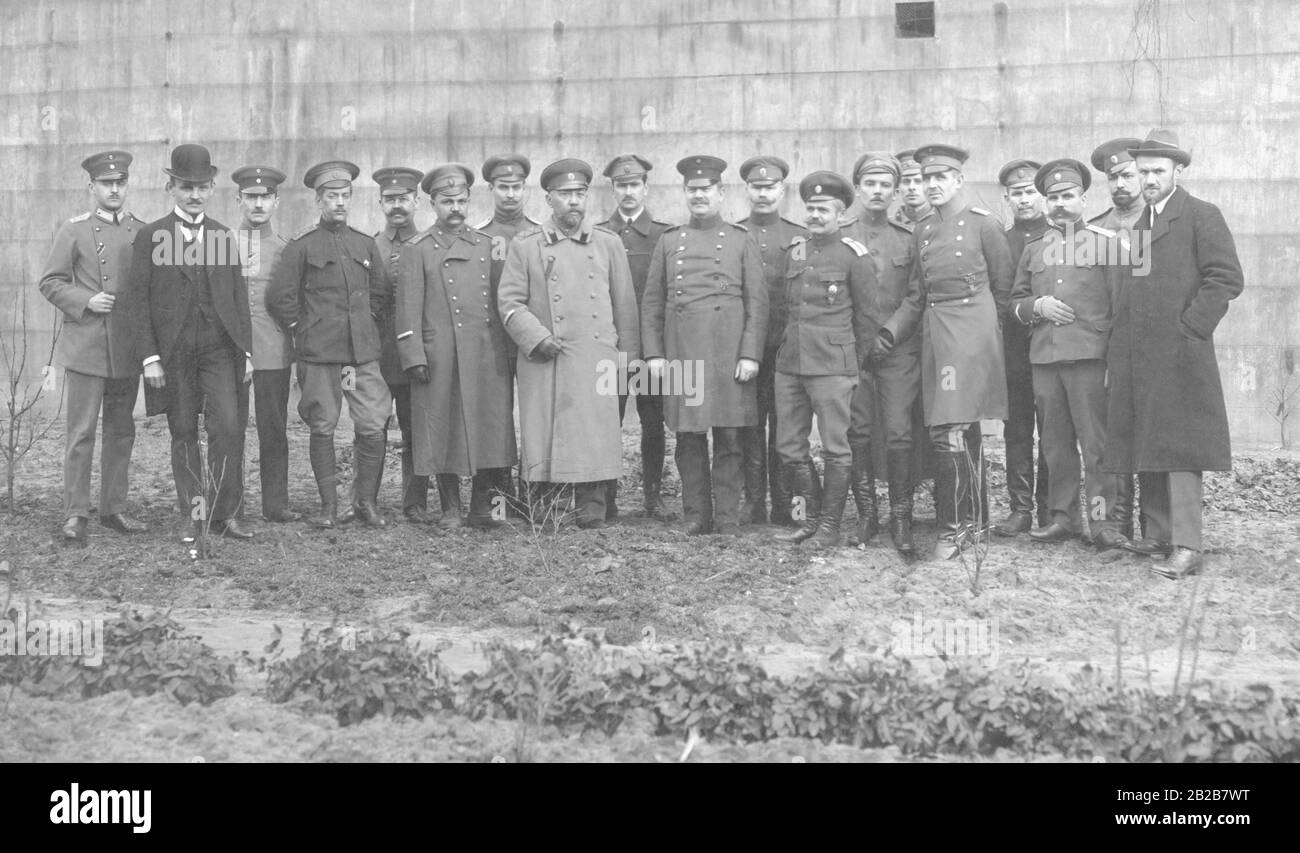 German In Ukraine The first group of German officers to return to Germany after the ...