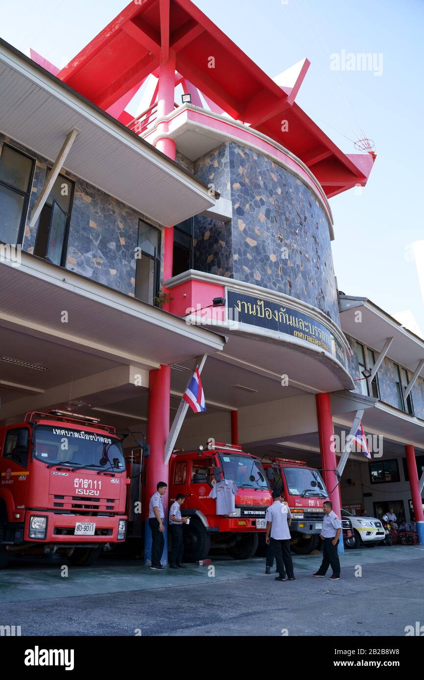 Fire Station, Phuket, Thailand Stock Photo Alamy