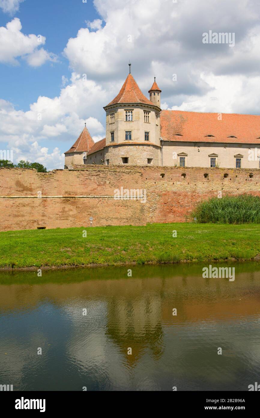 Fagaras Citadel, 14th Century, Fagaras, Brasov County, Transylvania Region, Romania Stock Photo