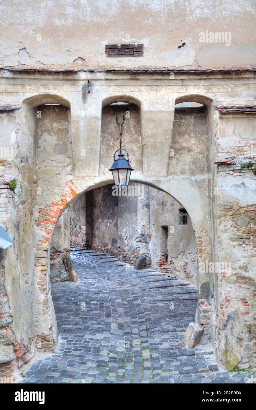 Clock Tower Gate, Sighisoara, UNESCO World Heritage Site, Mures County