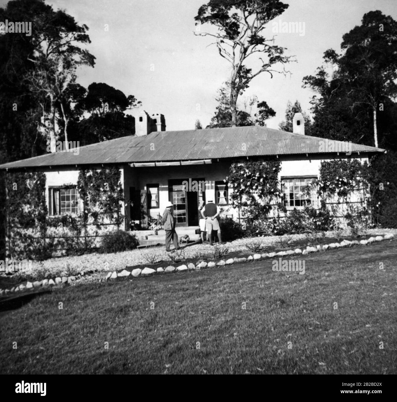 Modern German settler house in Mufindi in the former German East Africa