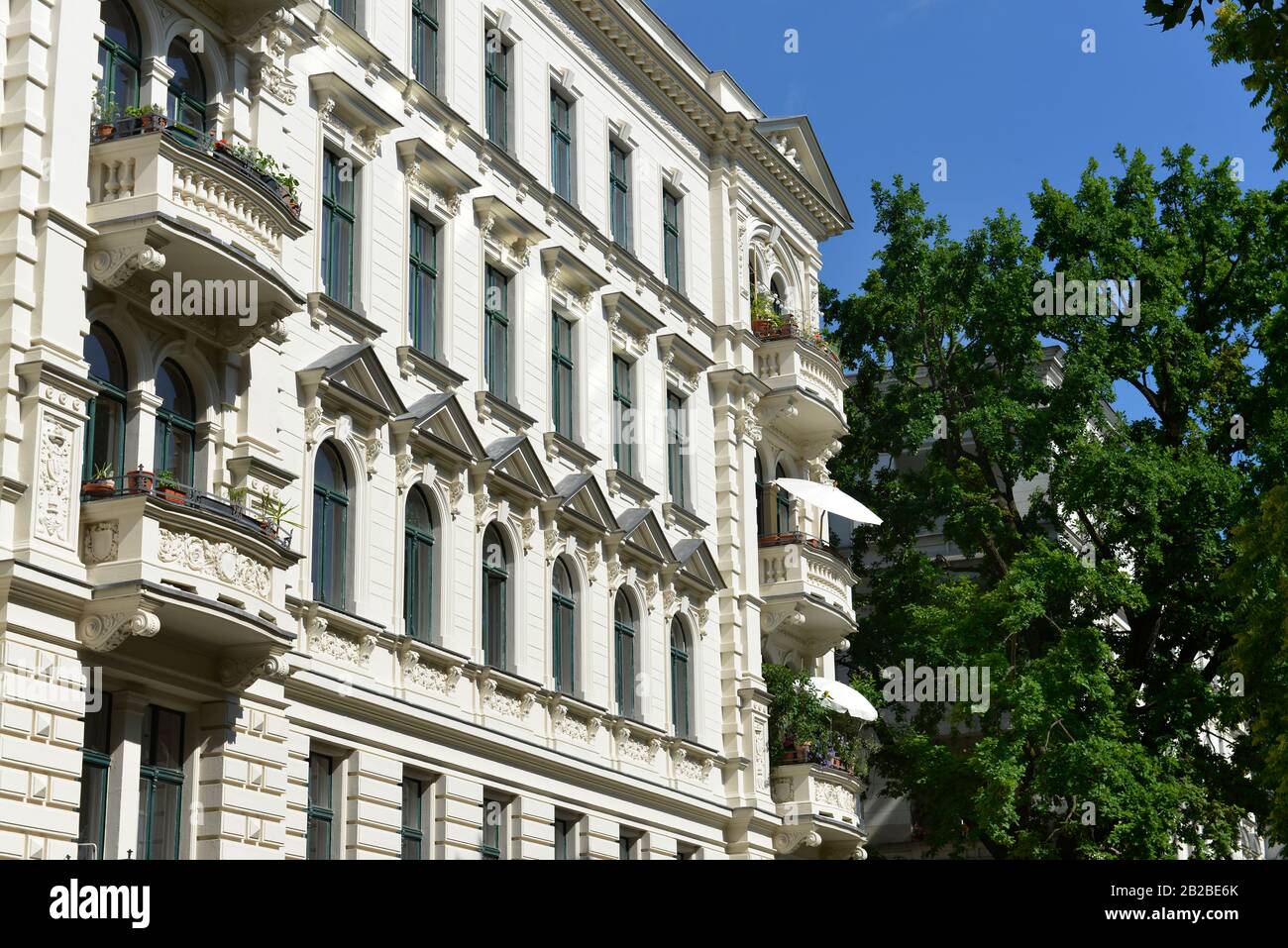 Altbauten, Riehmers Hofgarten, Kreuzberg, Berlin, Deutschland Stock Photo