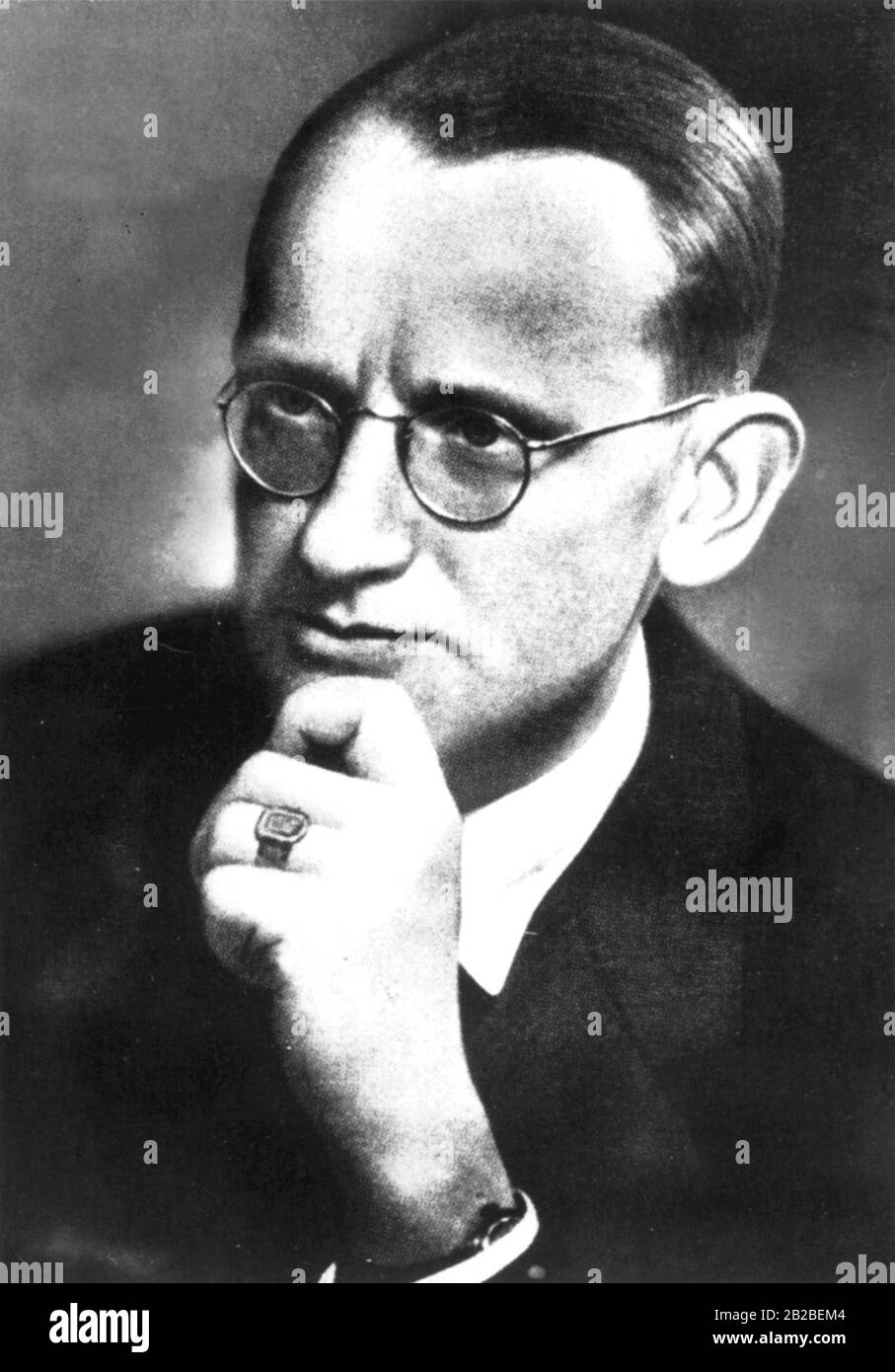 Fabian von Schlabrendorff (1907-1980), a German lawyer, resistance fighter in the Third Reich and later Federal Constitutional Court judge. (undated photo) Stock Photo