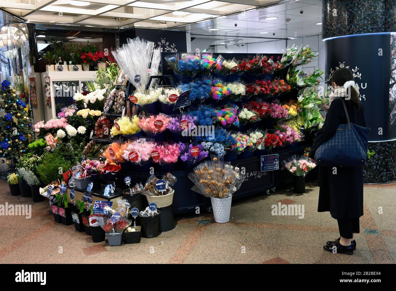 Flower shop at Ginza,Tokyo,Honshu,Japan,Asia Stock Photo - Alamy