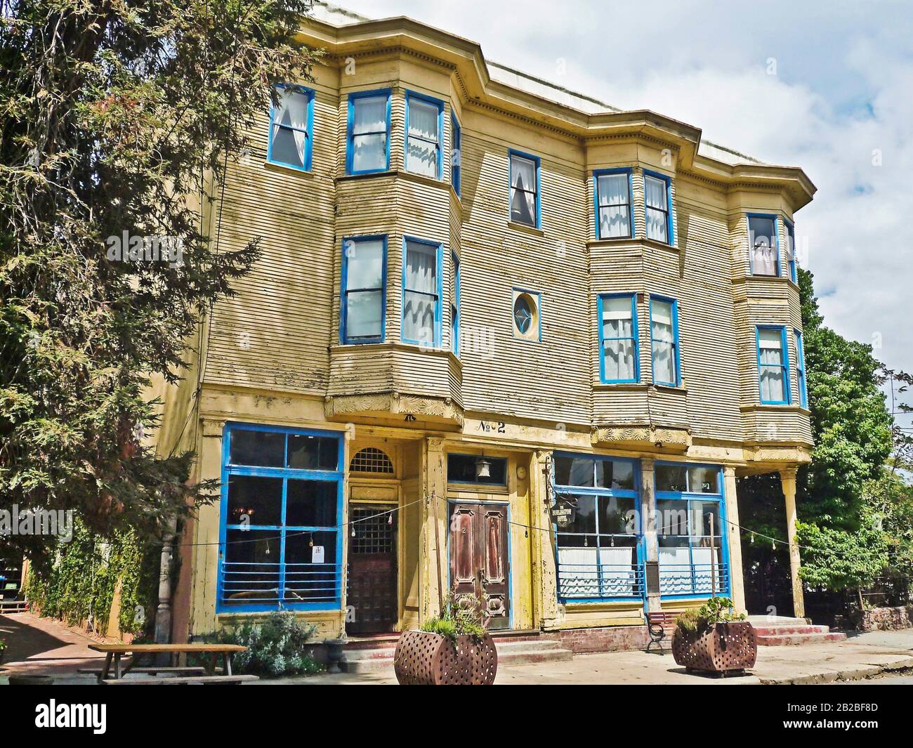 The Burlington Hotel, Port Costa, California. Built in 1883 this