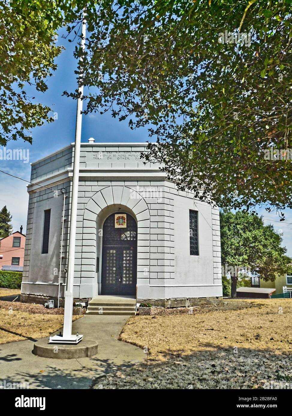 Veterans Memorial and Meeting Hall in Crockett, California. Built in