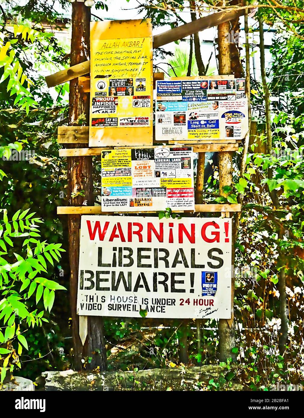 Sign post at Port Costa, California Stock Photo Alamy
