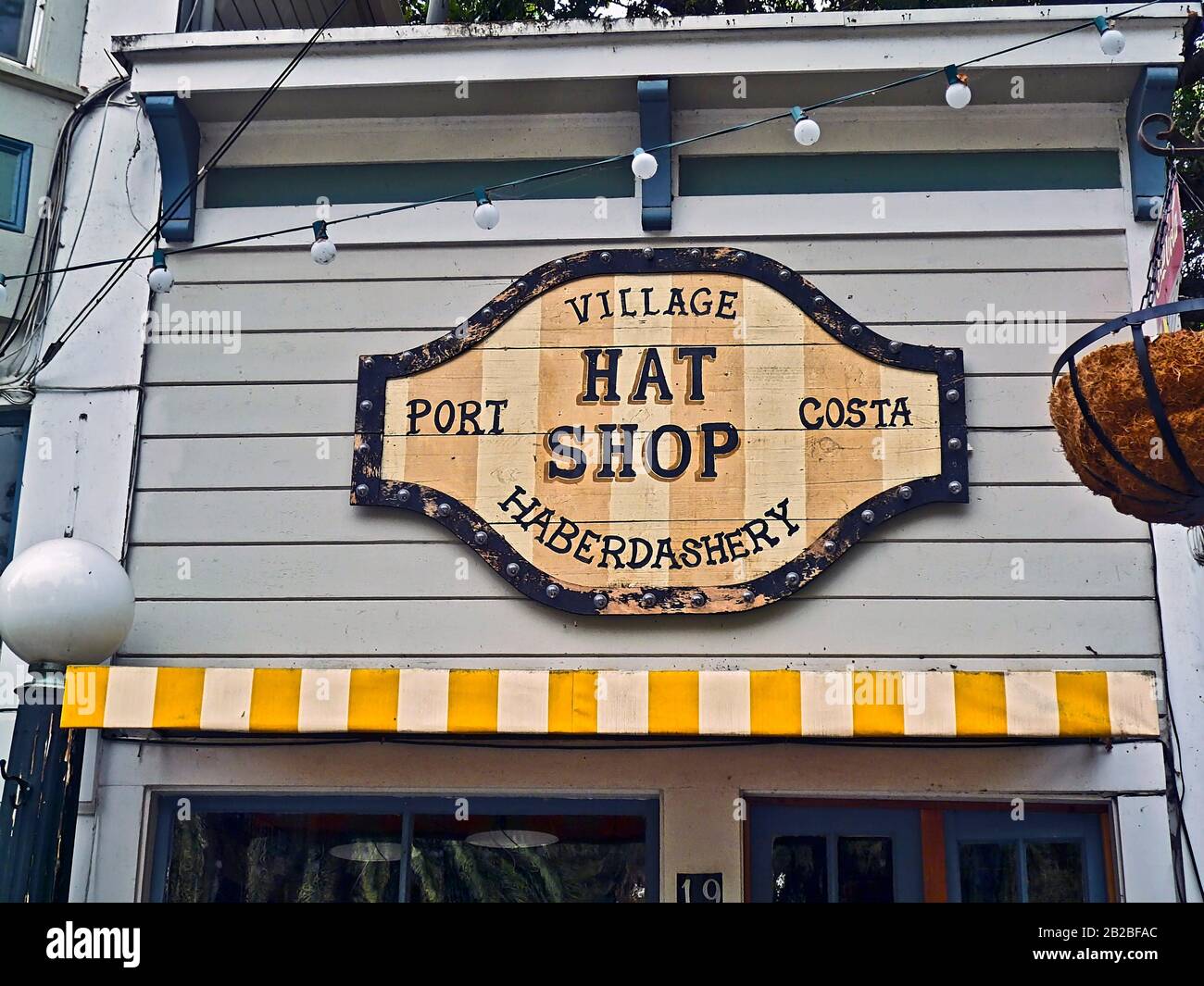 Hat Shop. Port Costa, California Stock Photo Alamy