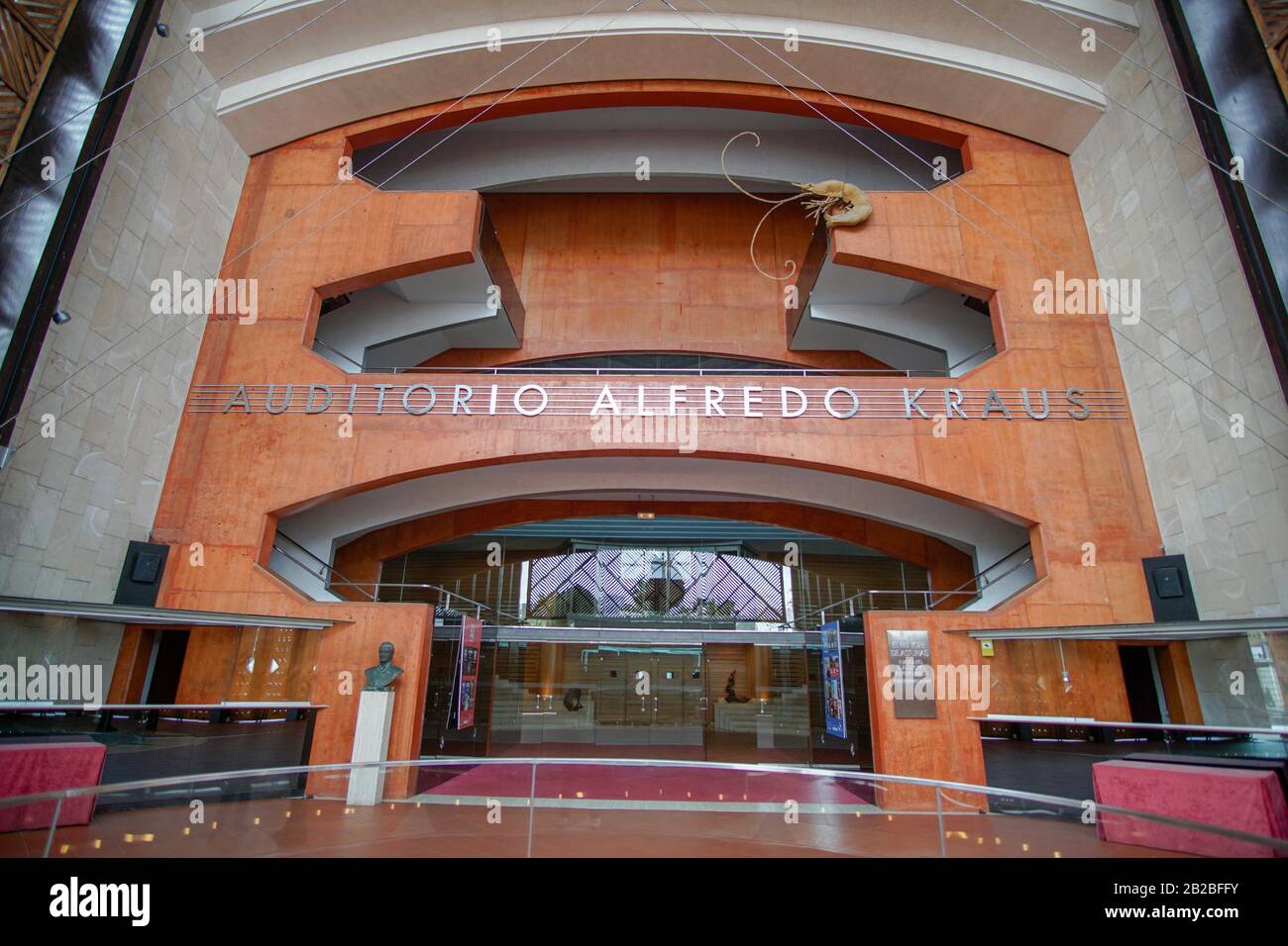 LAS PALMAS, SPAIN on December 14, 2019 Auditorio Alfredo Kraus by