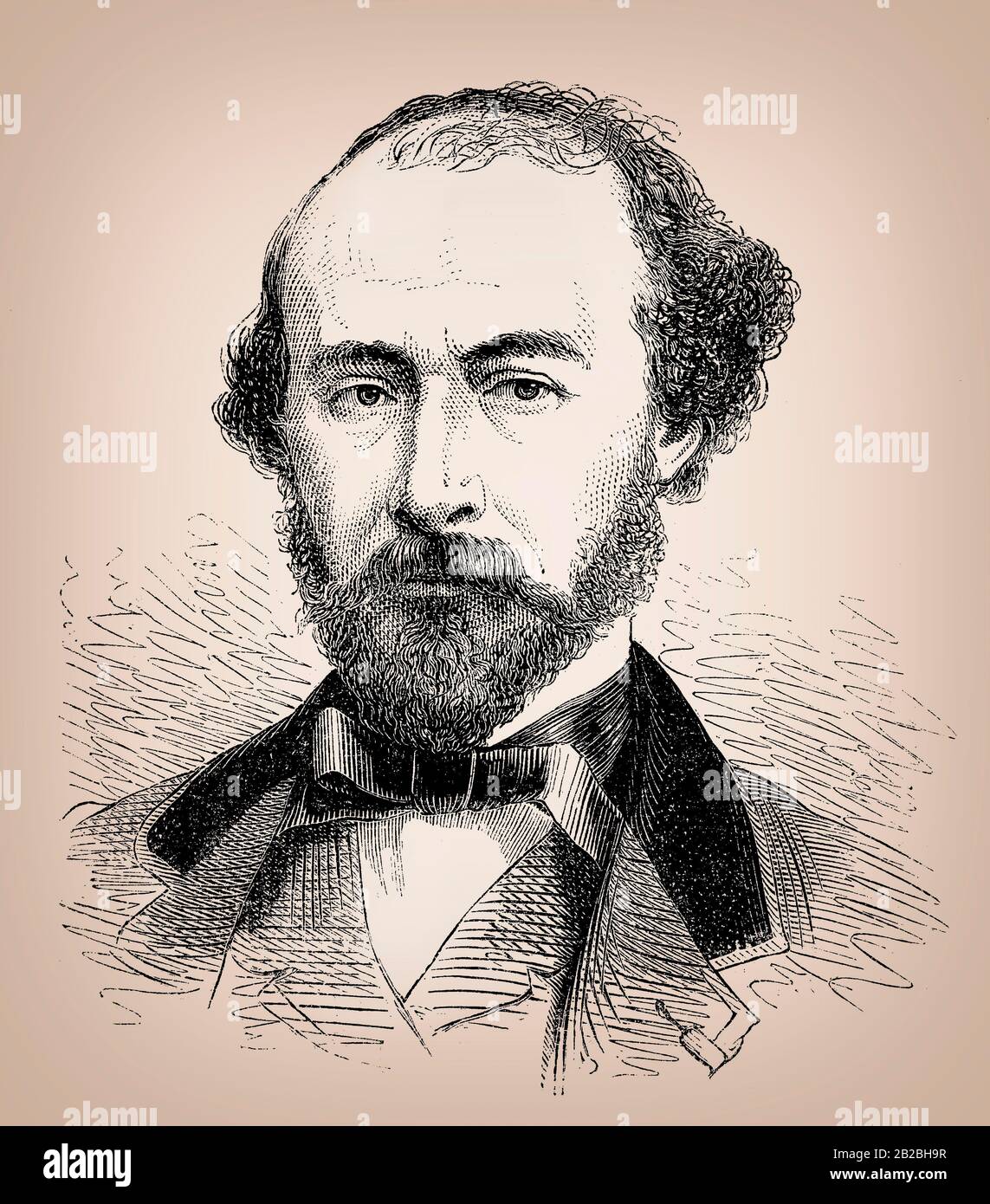 Octave Feuillet, 1821 1890, a French novelist and dramatist Stock