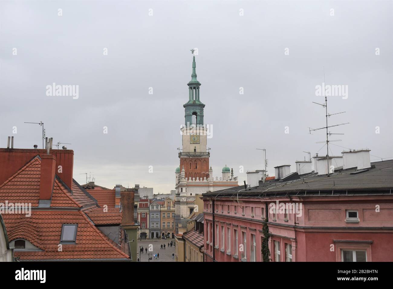 Polish city, Poznan, greater poland Stock Photo