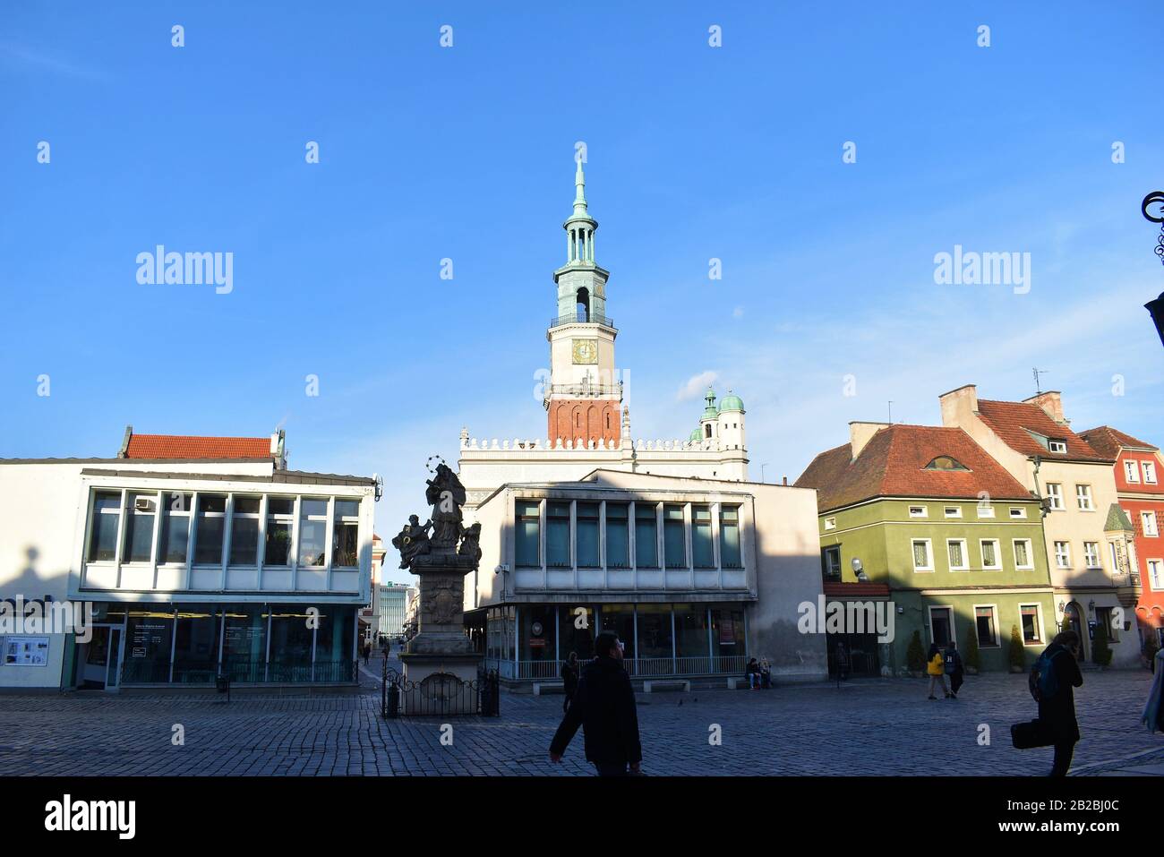 Polish city, Poznan, greater poland Stock Photo