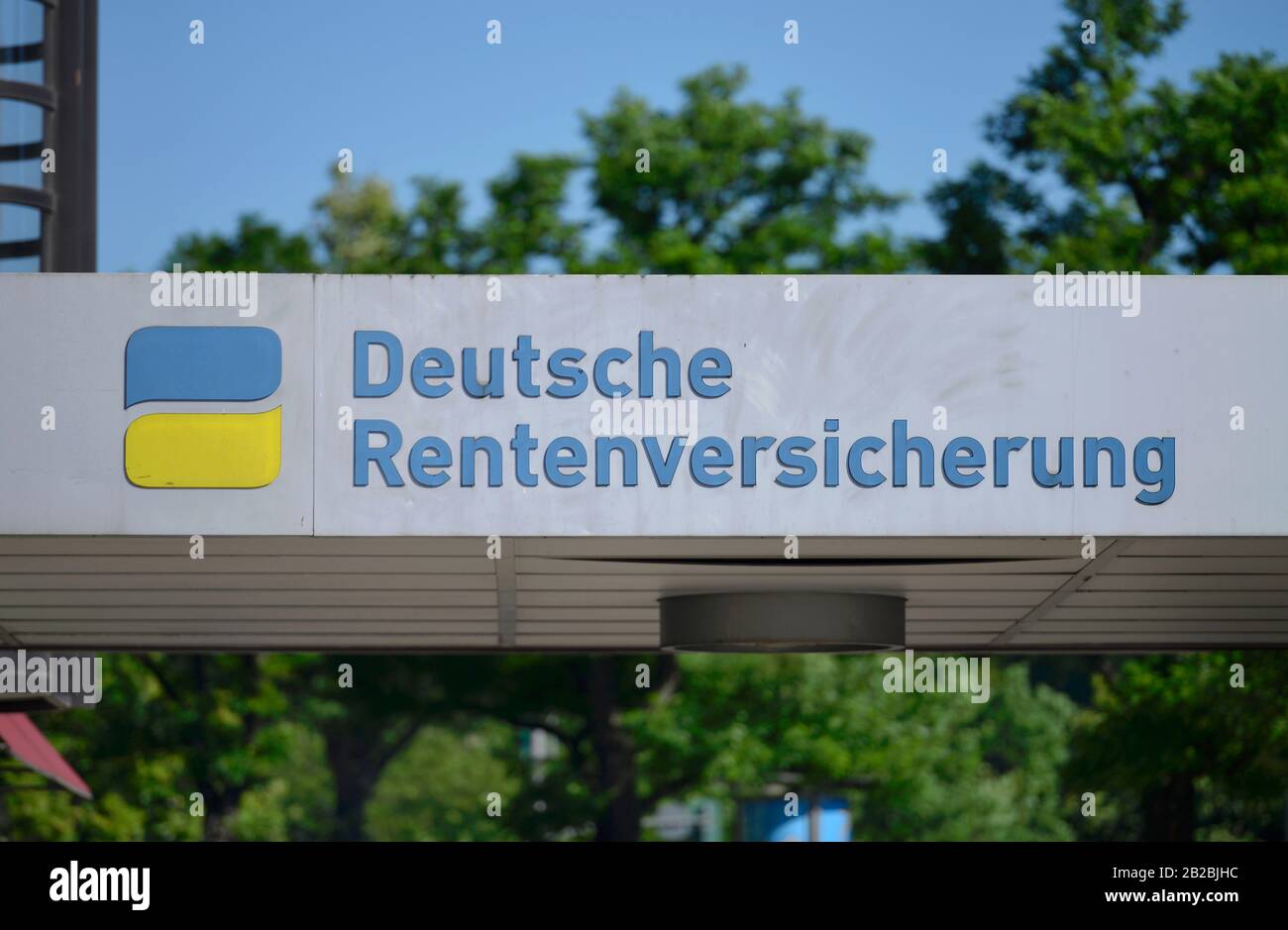 Logo, Deutsche Rentenversicherung, Fehrbelliner Platz, Wilmersdorf ...