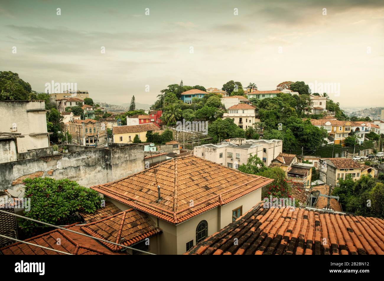 Santa Teresa district in Rio de Janeiro, Brazil Stock Photo