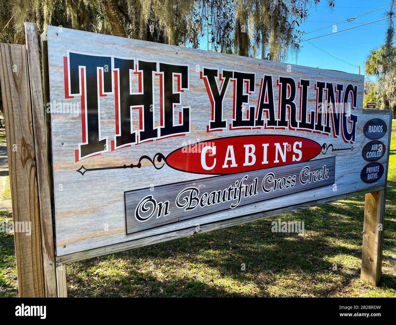 The yearling restaurant in cross creek florida stock photo alamy