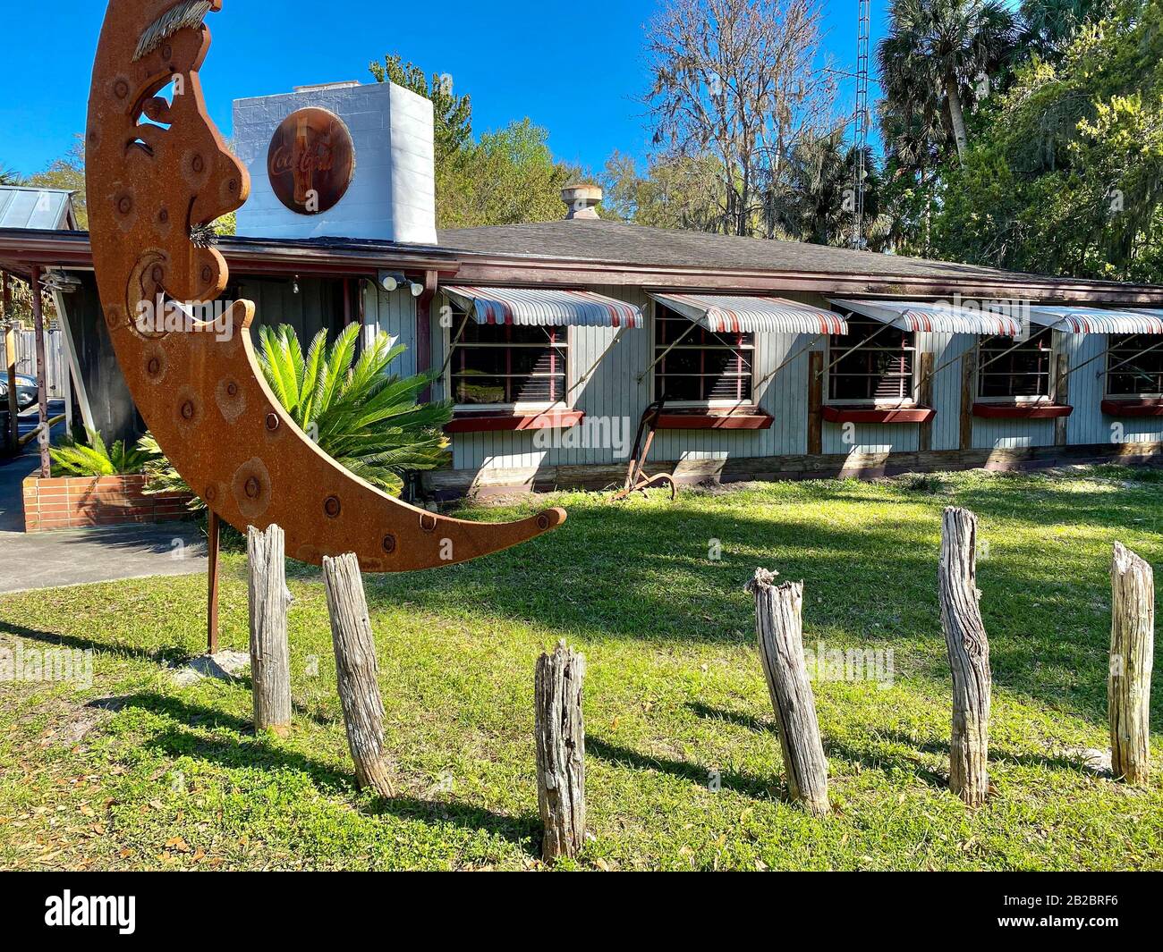 The yearling restaurant in cross creek florida stock photo alamy