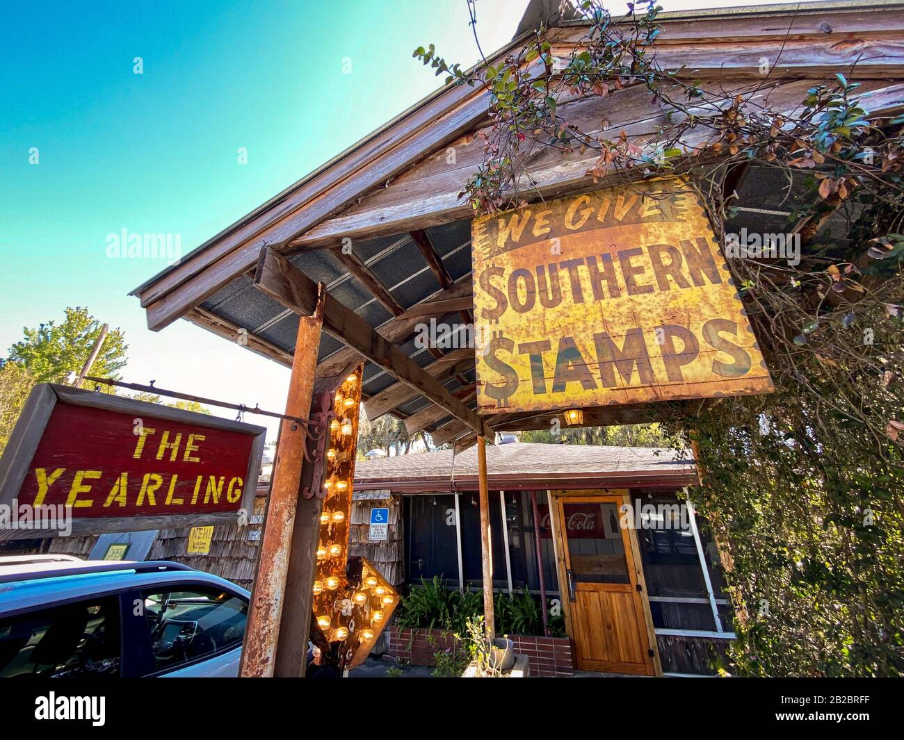 The yearling restaurant in cross creek florida stock photo alamy