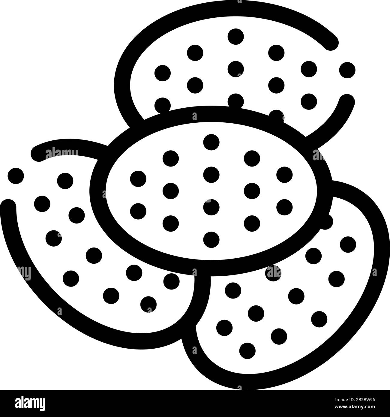 Bakery cracker icon outline Black and White Stock Photos & Images - Alamy