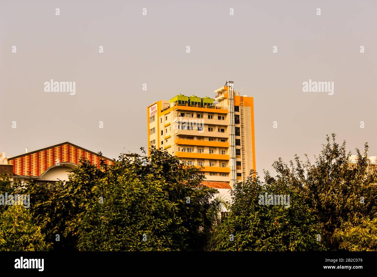 Utter pardesh , India - building , A picture of building with sky background 1 march 2020 Stock Photo