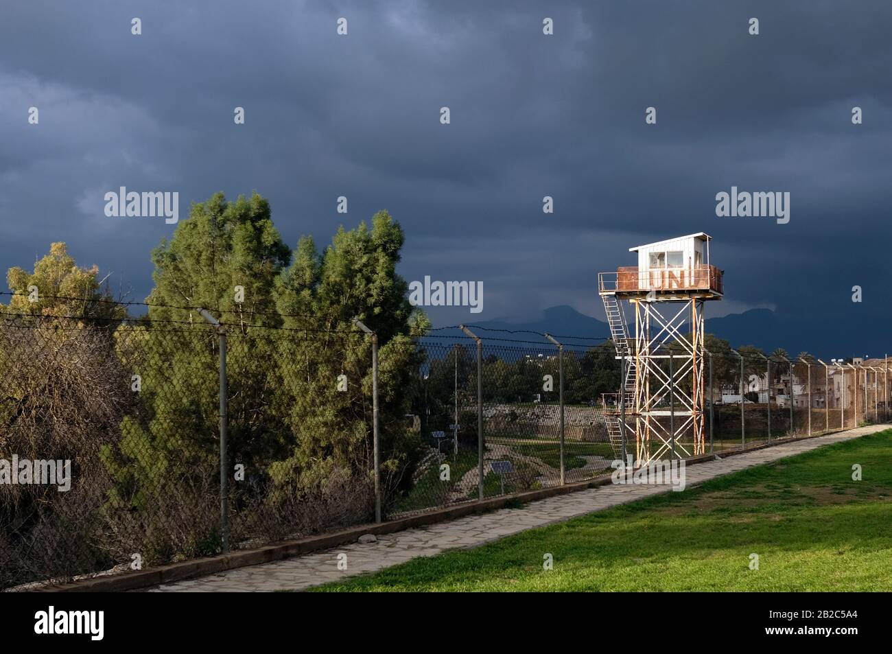 United nations buffer zone cyprus hi-res stock photography and images ...