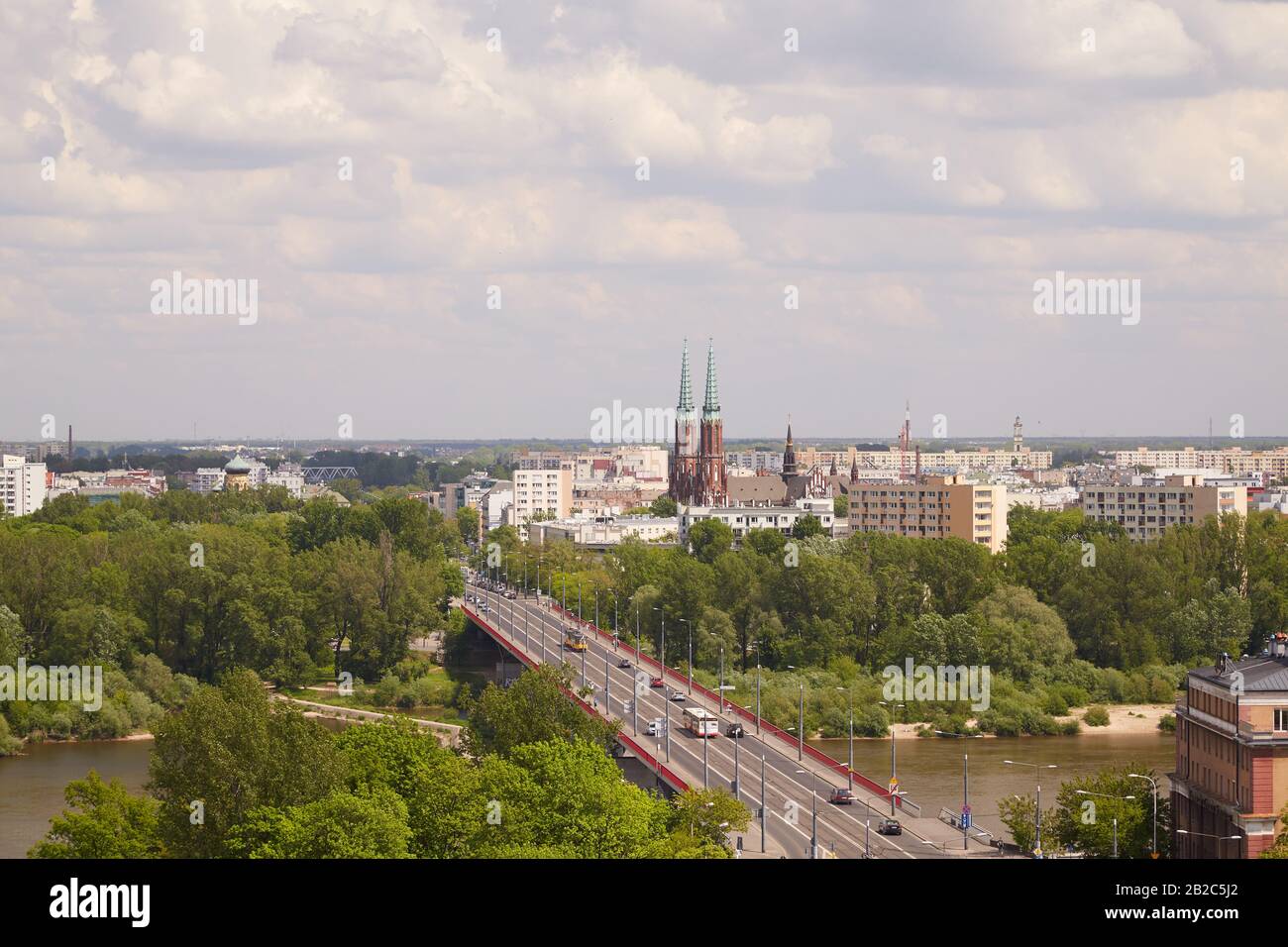 The city of Dublin, Ireland Stock Photo