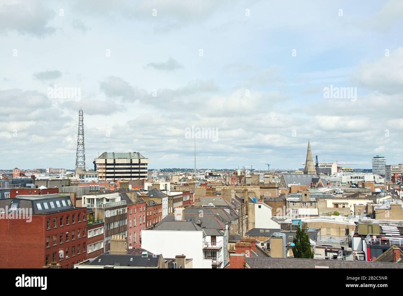 The city of Dublin, Ireland Stock Photo