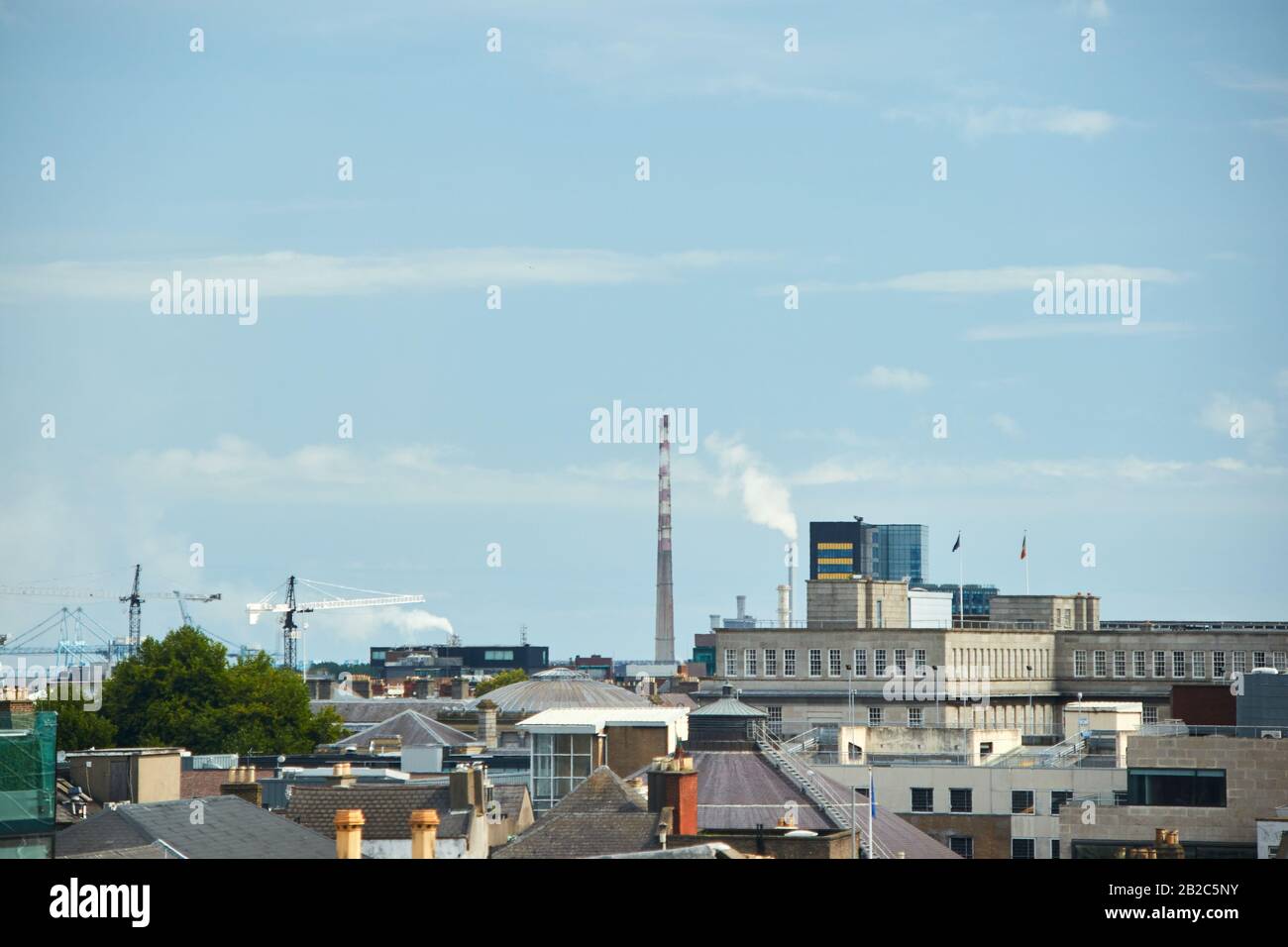 The city of Dublin, Ireland Stock Photo