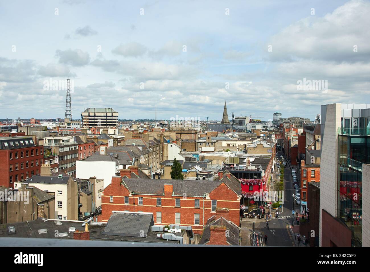 The city of Dublin, Ireland Stock Photo