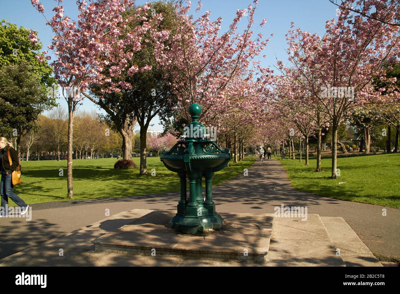 The city of Dublin, Ireland Stock Photo