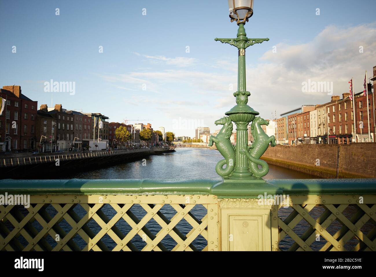 The city of Dublin, Ireland Stock Photo