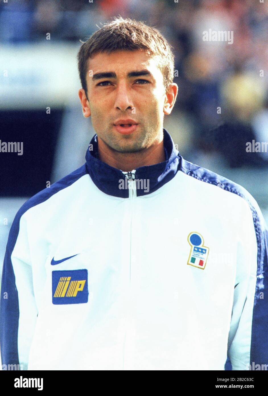 ROBERTO DI MATTEO Italian footballer in national team born in Switzerland Stock Photo