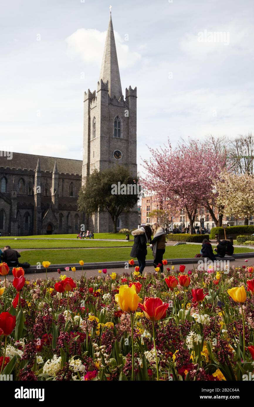 The city of Dublin, Ireland Stock Photo