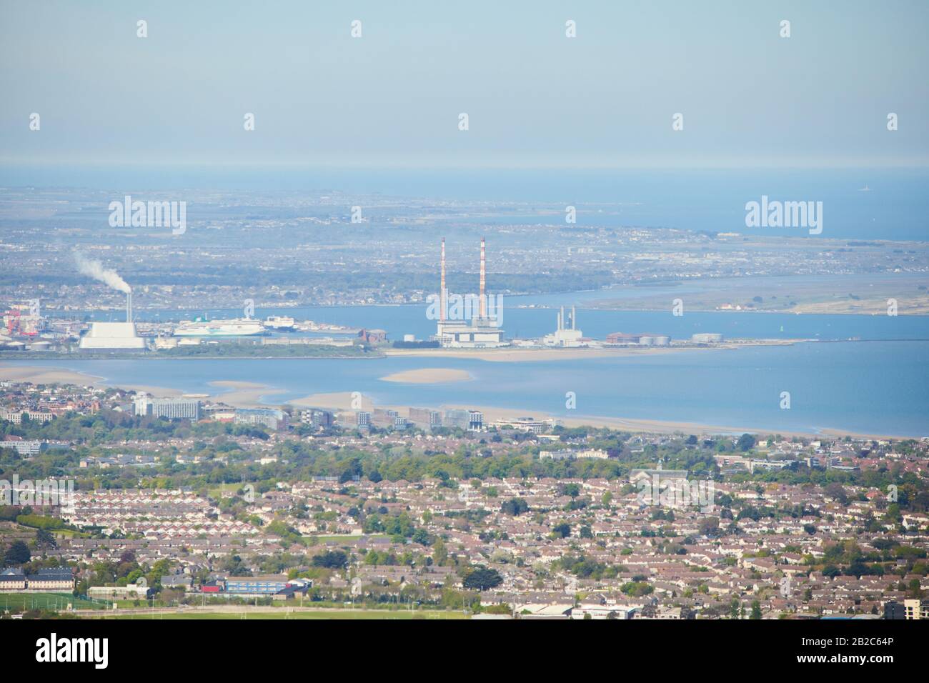 The city of Dublin, Ireland Stock Photo