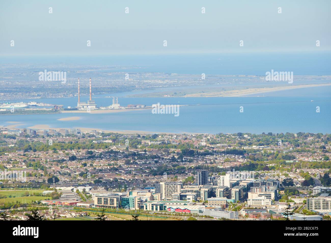 The city of Dublin, Ireland Stock Photo