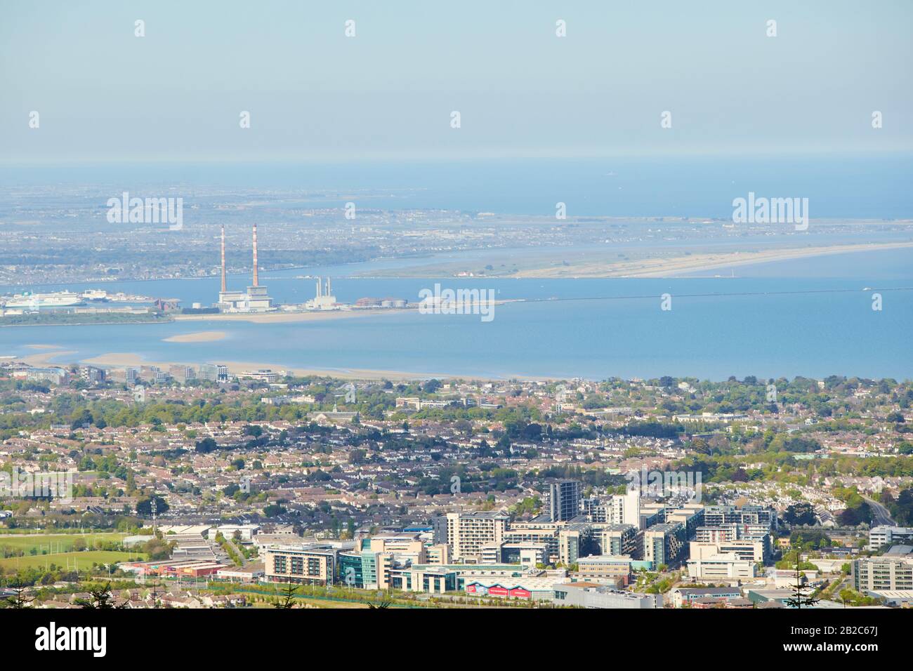 The city of Dublin, Ireland Stock Photo