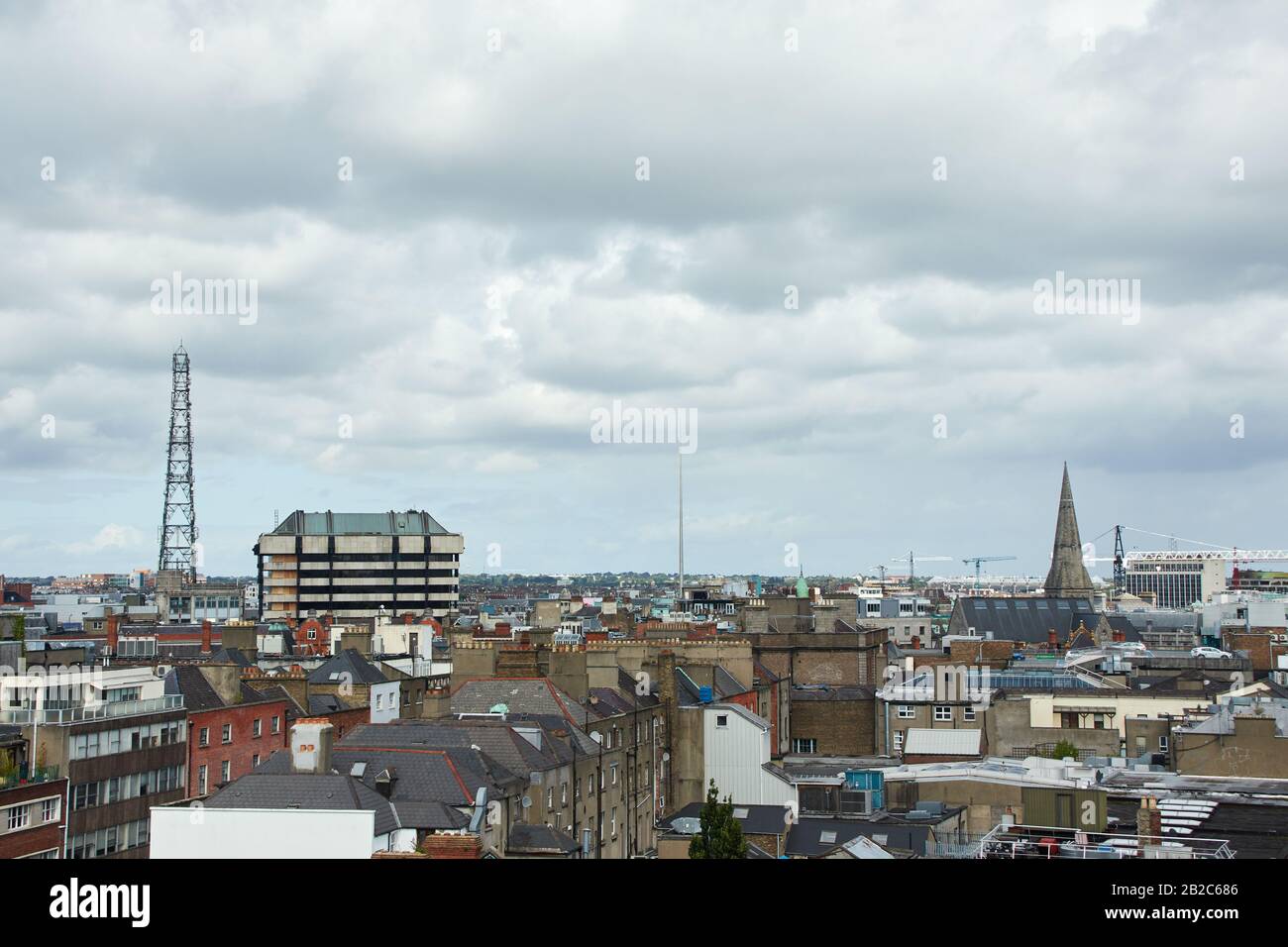 The city of Dublin, Ireland Stock Photo