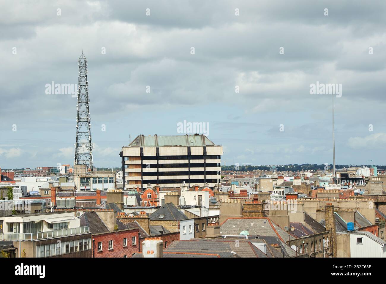 The city of Dublin, Ireland Stock Photo