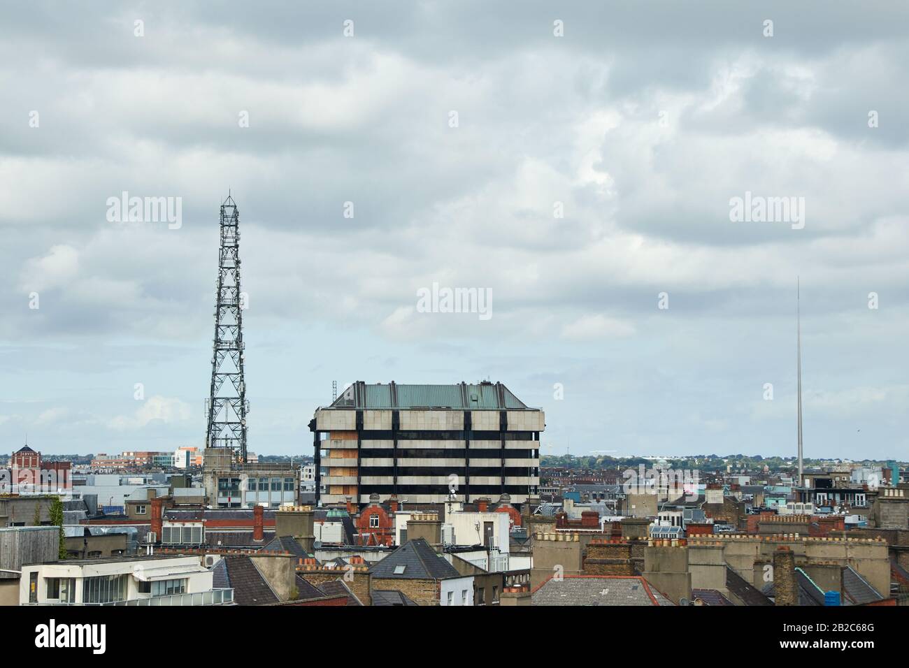 The city of Dublin, Ireland Stock Photo
