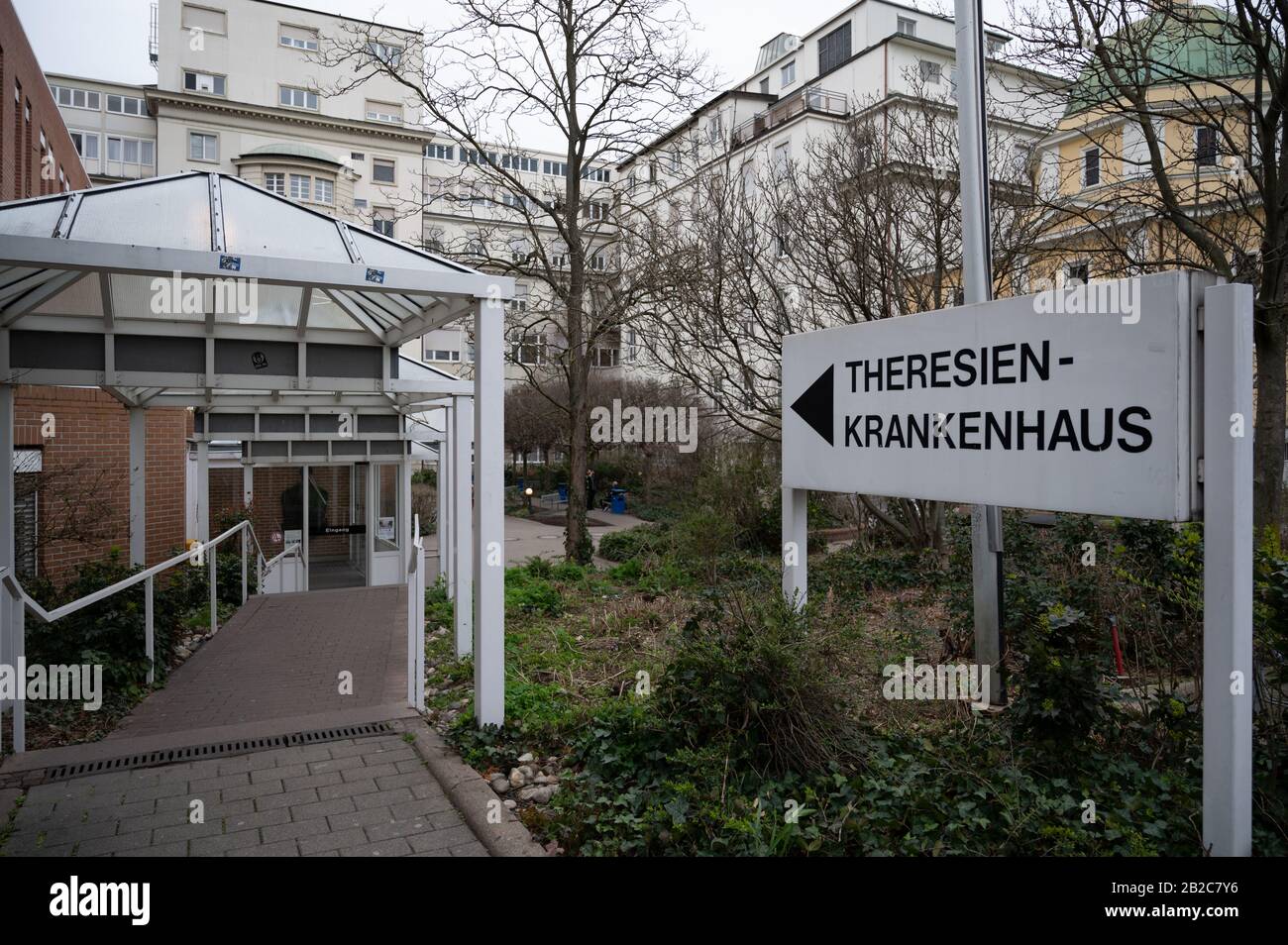 Gesundheit, Deutschland, Mannheim, Oststadt, Theresien Krankenhaus. Das Sozialministerium Baden-Würtemberg meldet Coronavirus Stock Photo