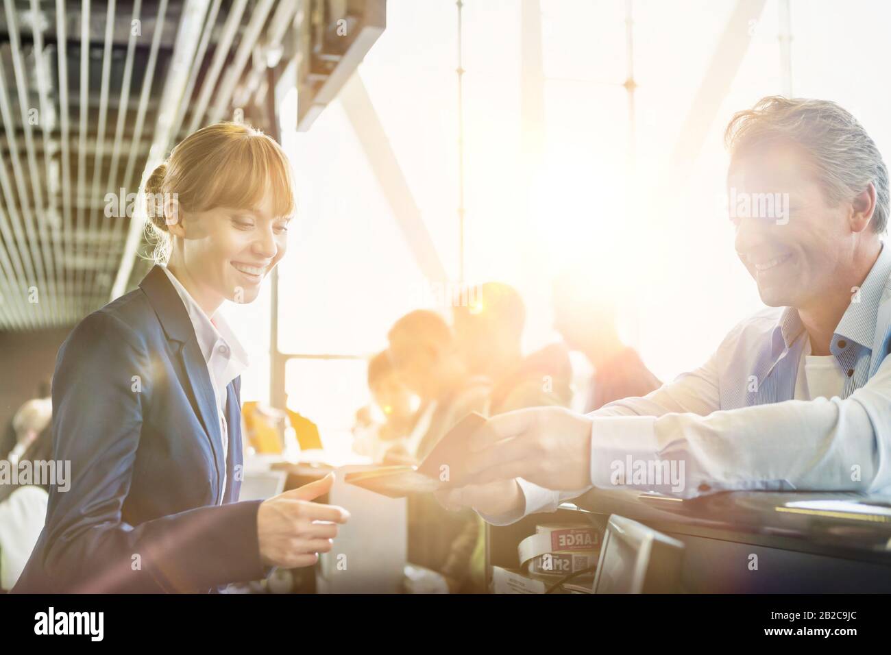 Check in agent hi-res stock photography and images - Alamy