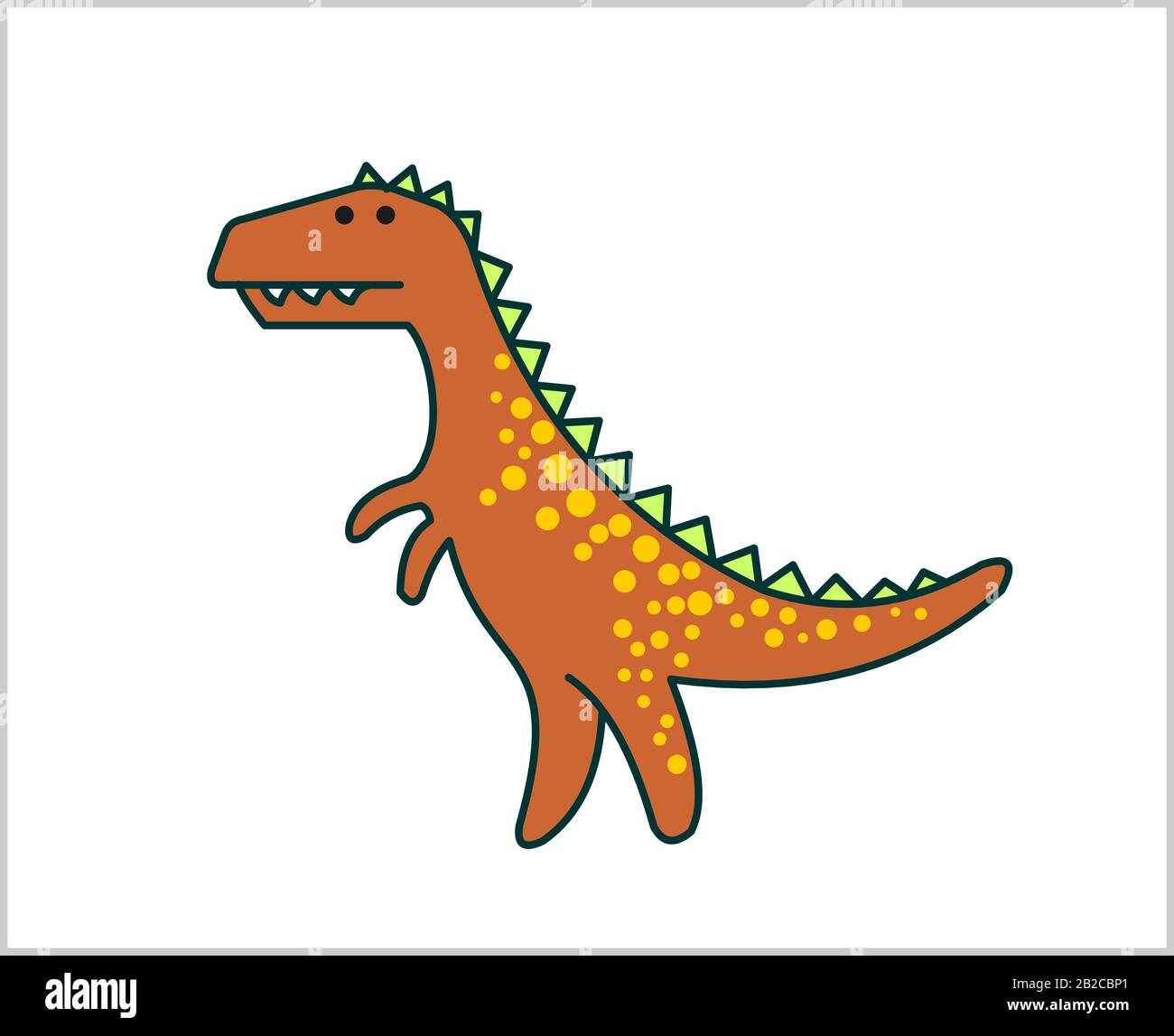 Cartoon tyrannosaurus rex stock vector. Illustration of ancient - 15156091