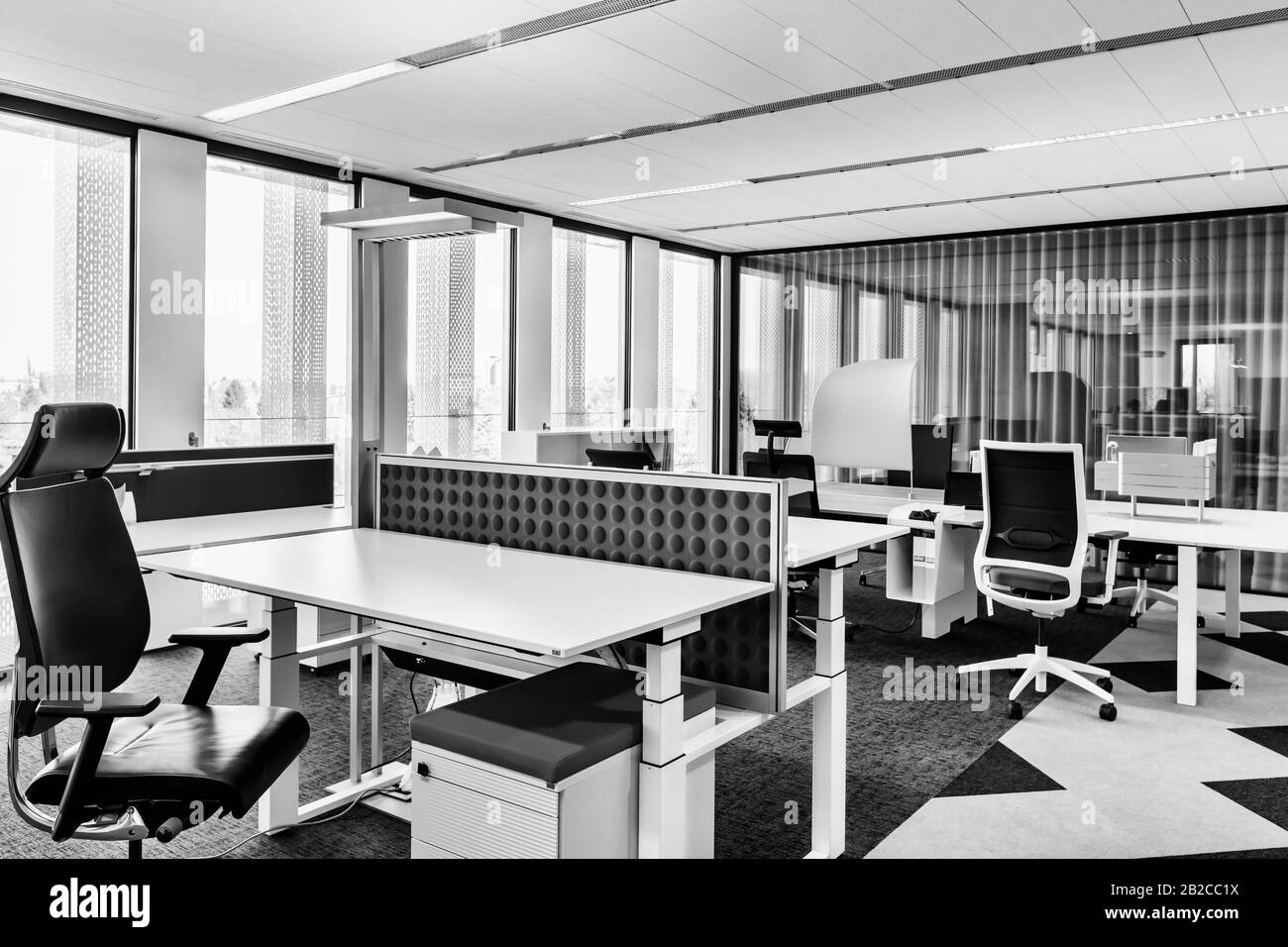 Photo of modern office Stock Photo Alamy