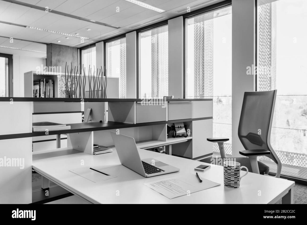 Photo of modern office Stock Photo Alamy