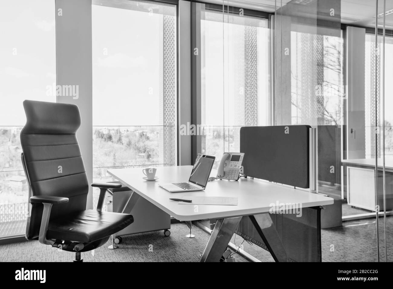 Photo of modern office Stock Photo Alamy